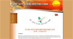 Desktop Screenshot of kitefliersmeetingfanoe.de